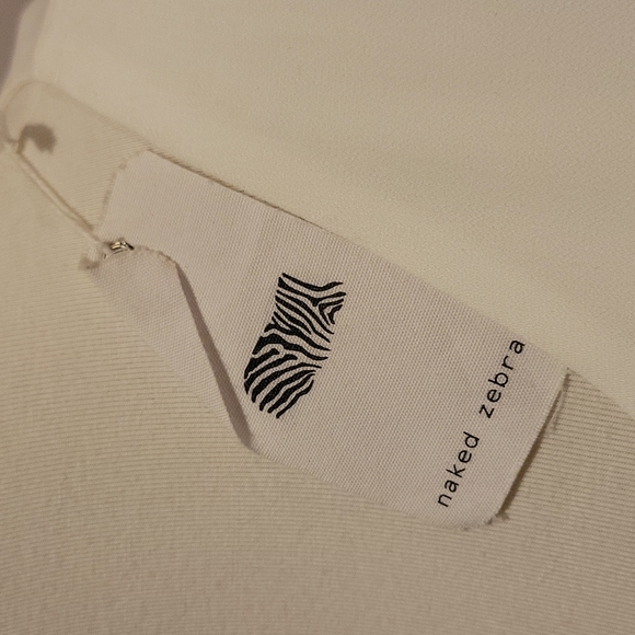 NWT Naked Zebra Cold Shoulder Blouse - Picture 3 of 6
